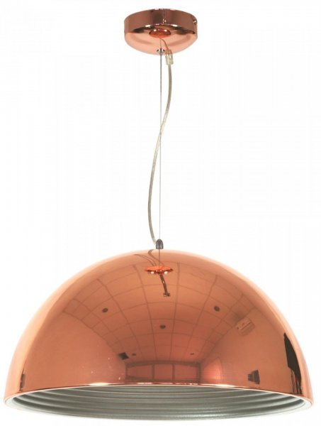 Candellux - Viseča stropna svetilka Amalfi 40 1x60W E27 Copper