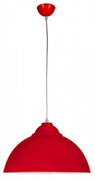 Candellux - Viseča stropna svetilka Uni 38 1x60W E27 Red
