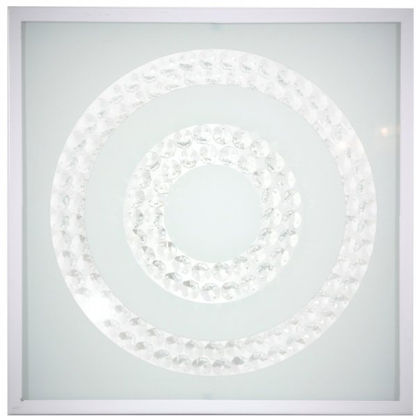 Candellux - Plafonjera Lux 16W LED 6500K White Double Ring 