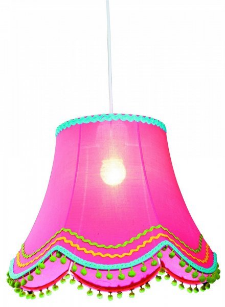 Candellux - Viseča stropna svetilka Arlekin 1x60W E27 Pink
