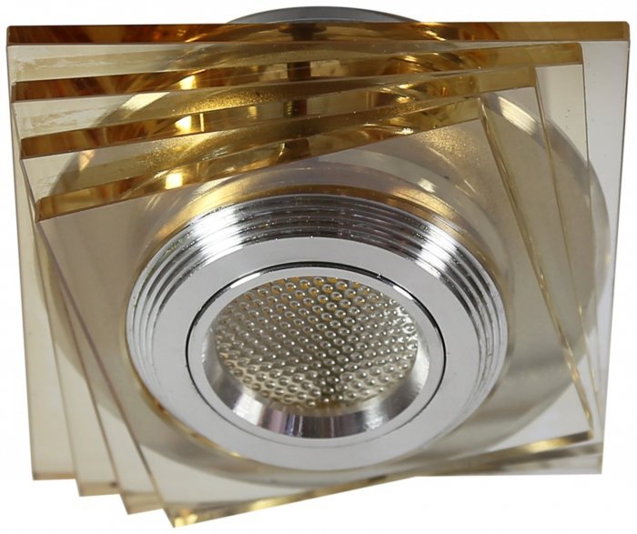 Candellux - Reflektorska svetilka SS-32 AL/AM 3W LED COB 230V Amber