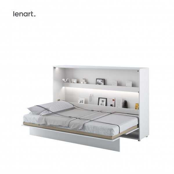 Bed Concept - Postelja v omari Lenart - Bed Concept 05 - 120x200 cm - bela
