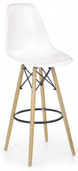 Halmar - Barski stol H51 - bukev/bel