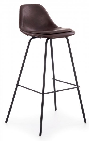 Halmar - Barski stol H90 - temno rjava
