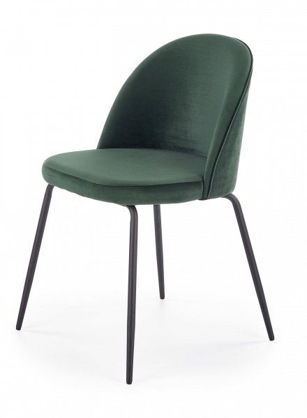Halmar - Jedilniški stol K314 - temno zelen