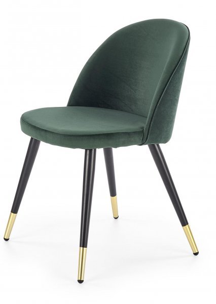 Halmar - Jedilniški stol K315 - temno zelen