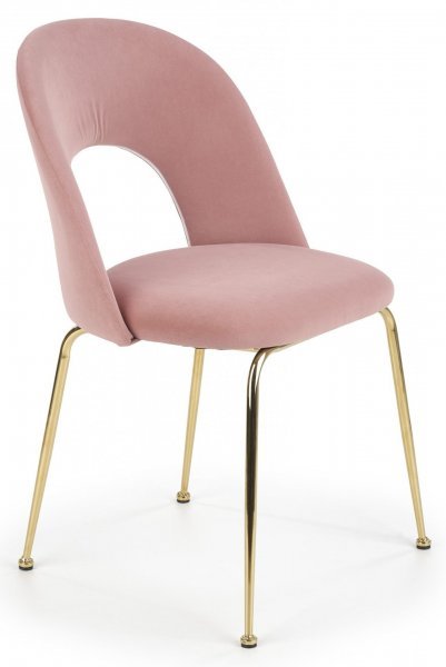 Halmar - Jedilniški stol K385 - svetlo roz