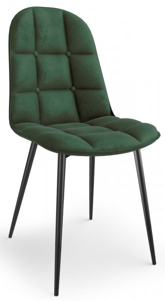 Halmar - Jedilniški stol K417 - temno zelen