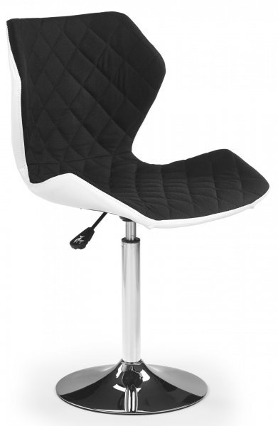 Halmar - Barski stol Matrix 2 - bel/črn