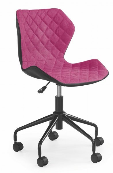 Halmar - Pisarniški stol Matrix 3 - črn/roz