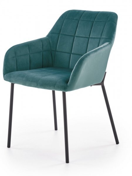 Halmar - Jedilniški stol K305 - temno zelen
