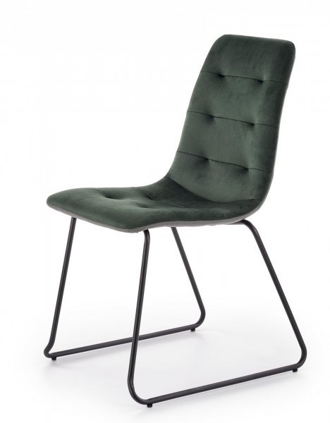 Halmar - Jedilniški stol K321 - temno zelen