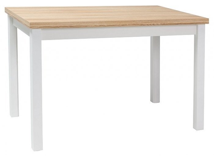 Signal - Jedilna miza Adam 120 cm - hrast/bela