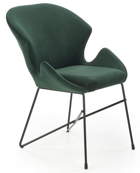 Halmar - Jedilniški stol K458 - temno zelen