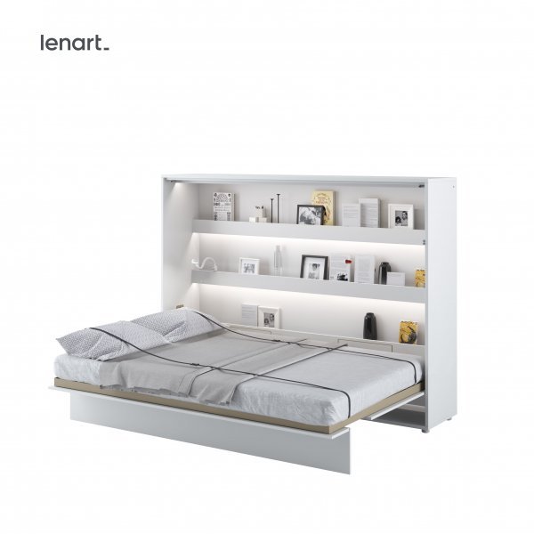 Bed Concept - Postelja v omari Lenart - Bed Concept 04 - 140x200 cm - bela