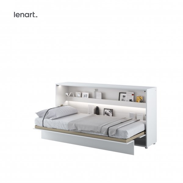 Bed Concept - Postelja v omari Lenart - Bed Concept 06 - 90x200 cm - bela