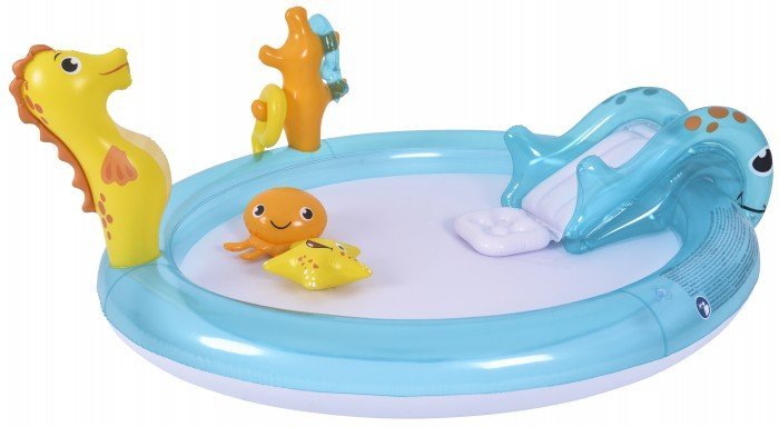 Mirpol - Napihljiv bazen za otroke s toboganom Sea Animals