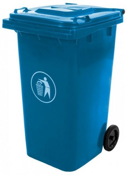 Mirpol - Posoda za smeti 240 L modra