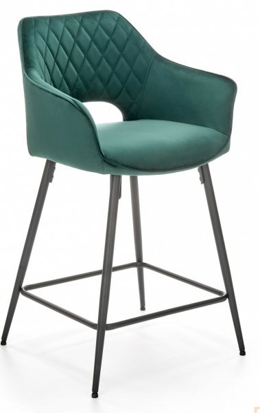 Halmar - Barski stol H107 - temno zelen