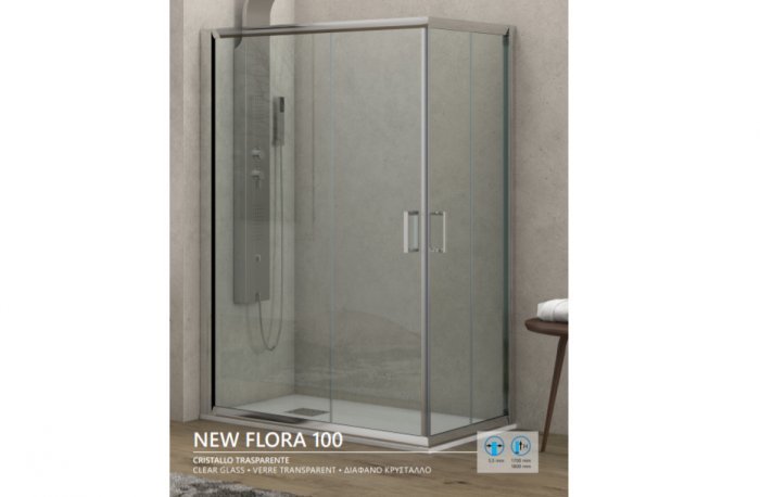 Aqua Rodos - Tuš kabine New Flora 100 80x90x180