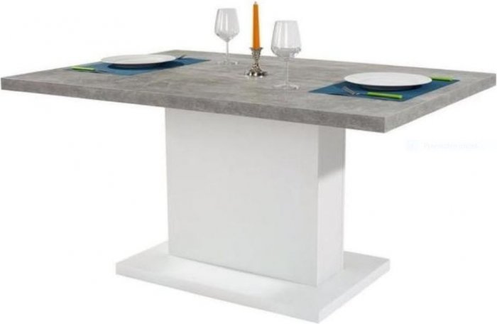 Fola - Jedilna miza Lavina 1 - siva+bela
