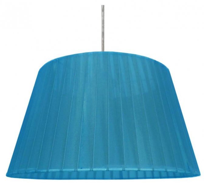 Candellux - Viseča stropna svetilka Tiziano 1x60W E27 Blue