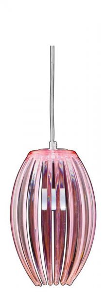 Candellux - Viseča stropna svetilka Abuko 1x60W E27 Pink Small 