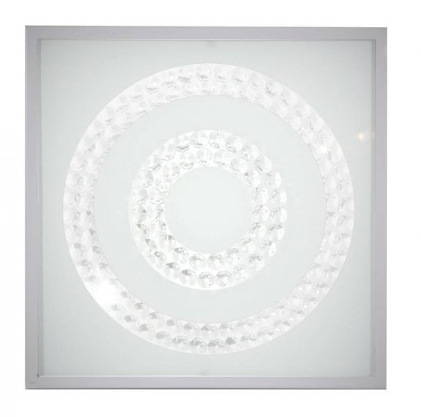 Candellux - Plafonjera Lux 16W LED 6500K Satin Double Ring 
