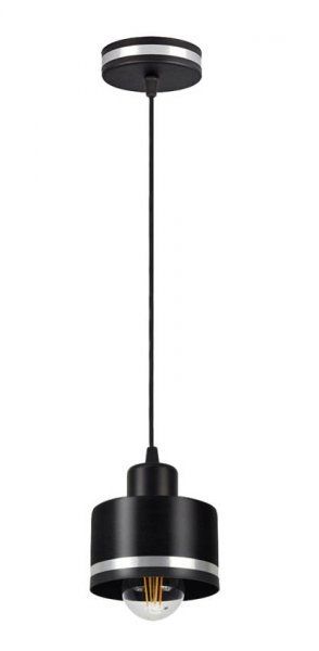 Candellux - Viseča stropna svetilka Wama 1x40W E27 Black
