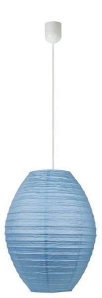 Candellux - Viseča stropna svetilka Cocoon Paper 40x55cm Blue