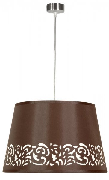 Candellux - Viseča stropna svetilka Kaszmir 35 1x60 E27 Brown