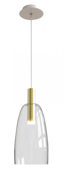 Candellux - Viseča stropna svetilka Modena 1x5W LED 3000K Golden