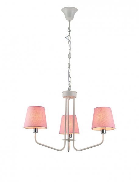 Candellux - Viseča stropna svetilka York 3x60W E14 Pink