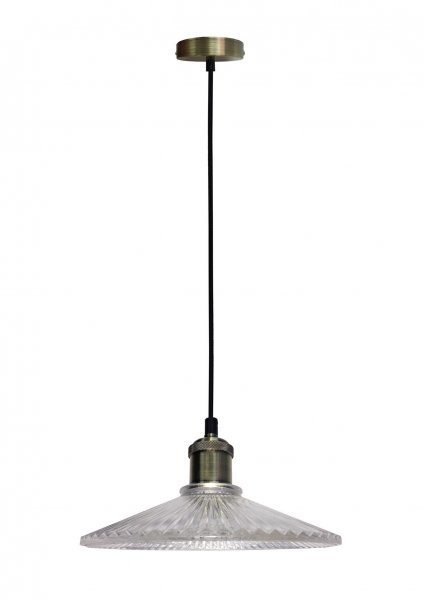 Candellux - Viseča stropna svetilka Chester 1x40W E27 21cm Glass