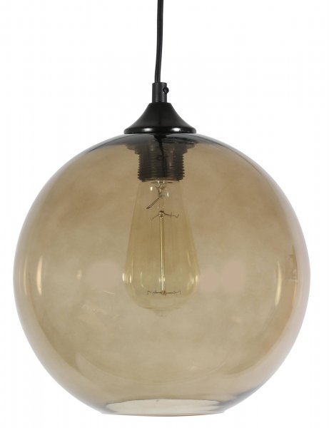 Candellux - Viseča stropna svetilka Edison 25 1x60W E27 Brown