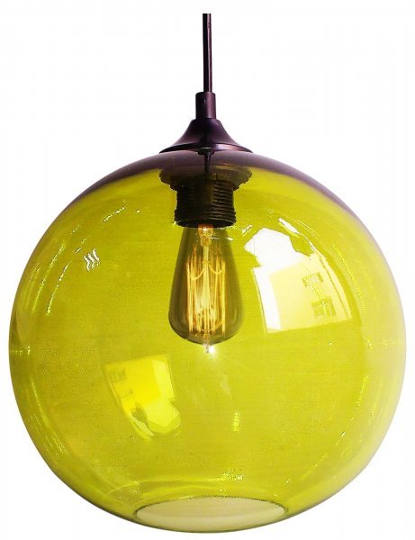 Candellux - Viseča stropna svetilka Edison 25 1x60W E27 Green