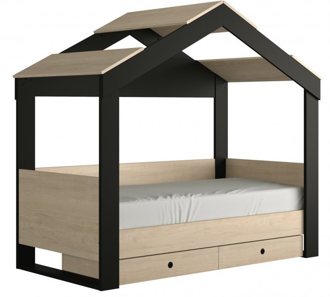 Gami Fabricant Francias - Mladinska hiška postelja Duplex 90x190 cm