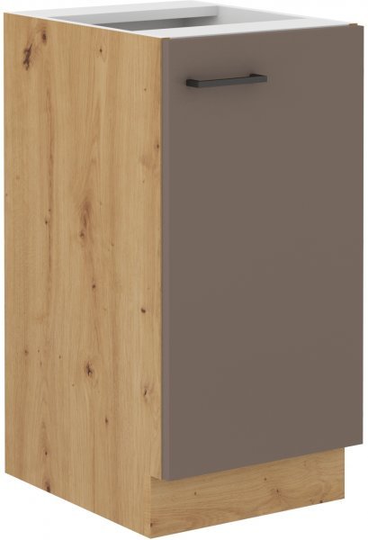 Stolarz-Lempert - Spodnja omara Bolonia - artisan hrast/tartuf siva - 40 cm D 1F BB
