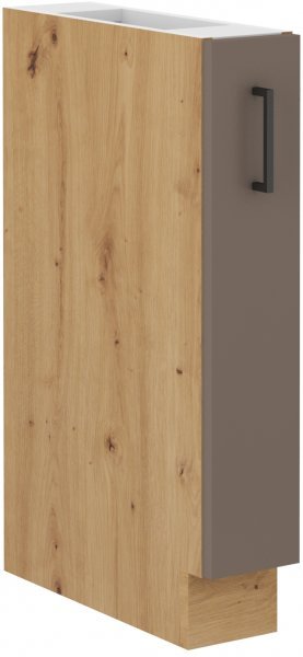 Stolarz-Lempert - Spodnja omarica Bolonia - artisan hrast/tartuf siva - 15 cm D CARGO BB