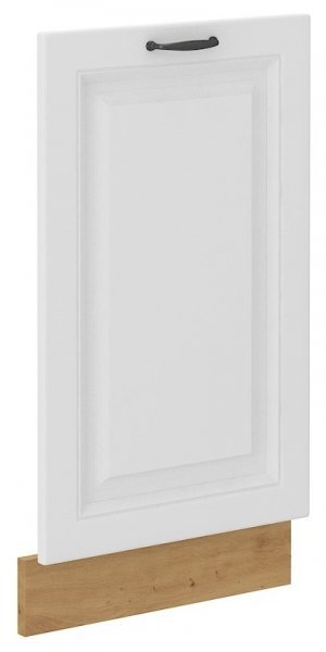 Stolarz-Lempert - Vrata za vgradni pomivalni stroj Stilo - bela/artisan hrast - ZM 71.3x44.6 cm