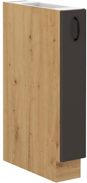 Stolarz-Lempert - Spodnja omarica Stilo - siva/artisan hrast - 15 cm D CARGO BB