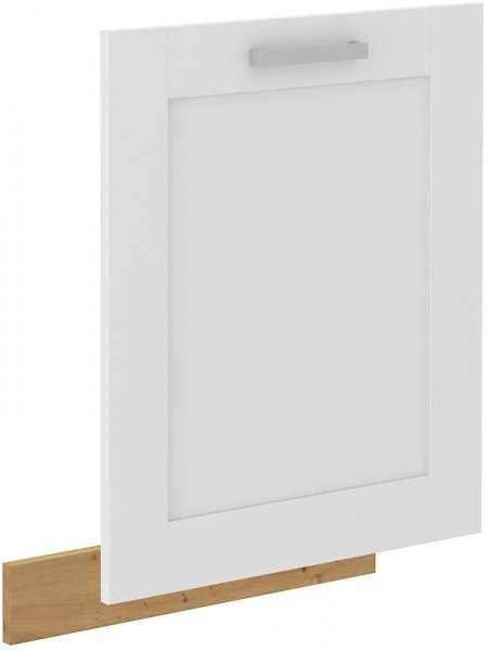 Stolarz-Lempert - Vrata za vgradni pomivalni stroj Luna - bela/artisan hrast - ZM 71,3x59,6 cm