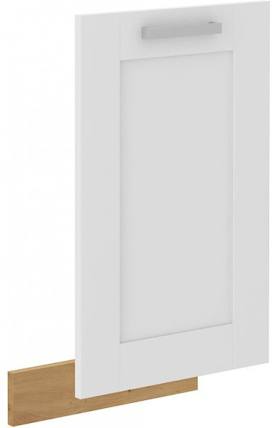 Stolarz-Lempert - Vrata za vgradni pomivalni stroj Luna - bela/artisan hrast - ZM 71,3x44,6 cm