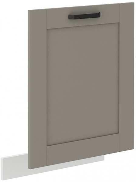 Stolarz-Lempert - Vrata za vgradni pomivalni stroj Luna - claygrey/bela - ZM 71,3x59,6 cm