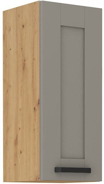 Stolarz-Lempert - Zgornja omarica Luna - claygrey/artisan hrast - 30 cm G-72 1F