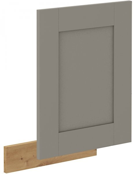 Stolarz-Lempert - Vrata za vgradni pomivalni stroj Luna - claygrey/artisan hrast - ZM 57x44,6 cm