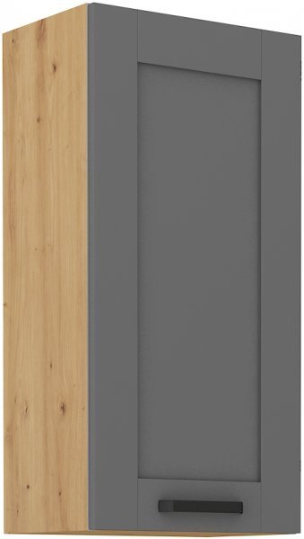 Stolarz-Lempert - Zgornja omarica Luna - dustgrey/artisan hrast - 45 cm G-90 1F