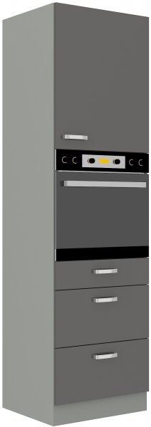 Stolarz-Lempert - Visoka omara za vgradno pečico Grey - 60 cm DPS-210 3S 1F