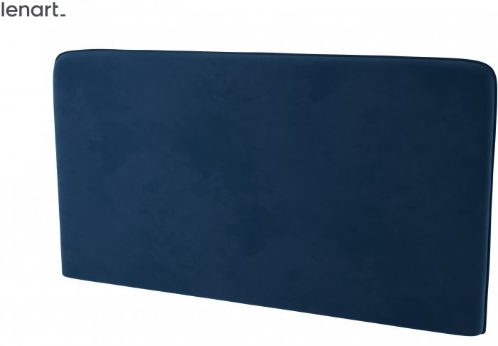 Bed Concept - Oblazinjeno vzglavje BC-16 za posteljo v omari BC-01 - modra - negorljiva tkanina