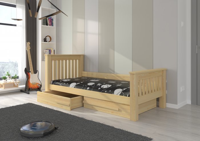 ADRK - Otroška postelja Carmel - 90x200 cm - bor
